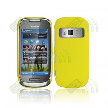 Carcasa trasera Nokia C7 Amarilla