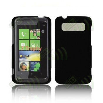 Carcasa trasera HTC 7 Trophy / Mozart HD3 Negra