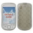 Funda Gel HTC Tatto Transparente C&iacute;rculos