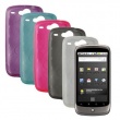 Funda Gel HTC Nexus One Rosa Fucsia C&iacute;rculos