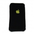 Funda Neopreno Negra Logo Iphone Verde