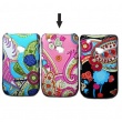 Carcasa trasera Floral Blackberry 8520/9300 Rosa