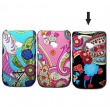 Carcasa trasera Floral Blackberry 8520/9300 Negra