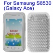Funda Gel Samsung S5630 Transparente Hex&aacute;gonos
