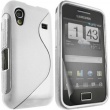 Funda Gel Samsung S5830 Galaxy Ace Blanca Brillo y Mate