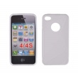 Funda Silicona Gel iPhone 4G/4S Blanca Brillo y Mate