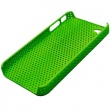 Carcasa trasera Iphone 4 Perforada Verde Fluorescente