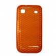 Funda Gel Silicona Samsung Galaxy S / i9000 Naranja diamond