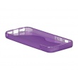 Funda Gel iPhone 4 & 4S Morada Dise&ntilde;o S