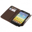 Funda Solapa Samsung Galaxy Note i9220 Marron Multiusos