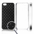 Carcasa trasera Negra Iphone 5 Diamantes