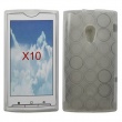 Funda Gel SE Xperia X10 Transparente C&iacute;rculos