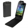 Funda Solapa Negra Samsung S8530 Wave 3