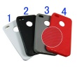 Funda Gel Iphone 4 Blanca C&iacute;rculos